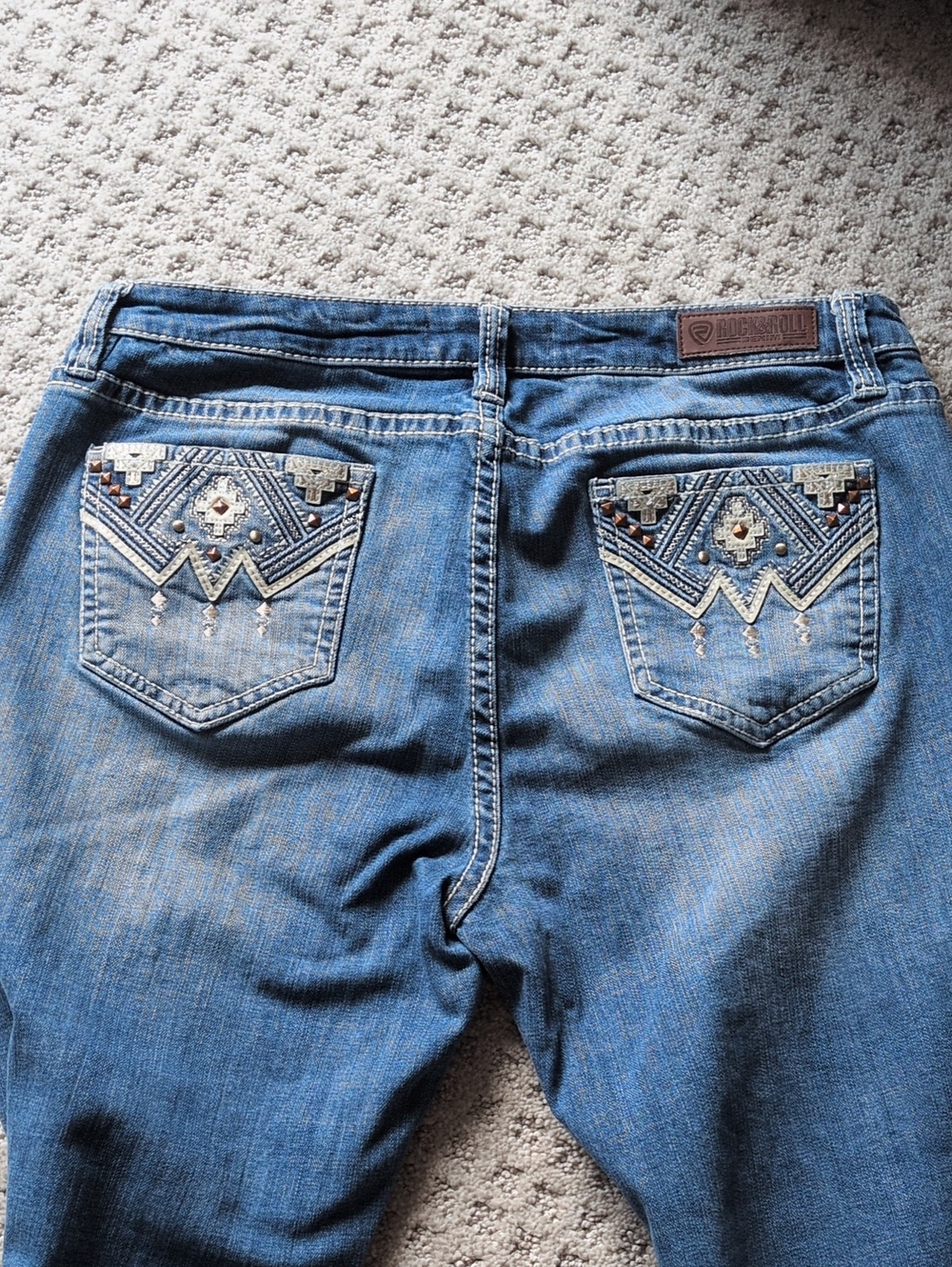Men's Rock And Roll Bootcut Jeans